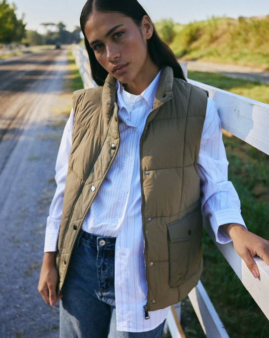 Parisian Chill Parka Vest